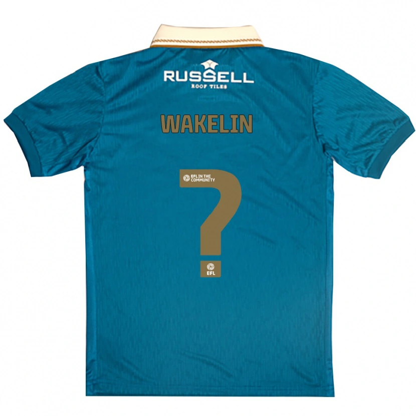 Danxen Criança Camisola Ronny Wakelin #0 Azul Celeste Branco Alternativa 2025/26 Camisa Brasil