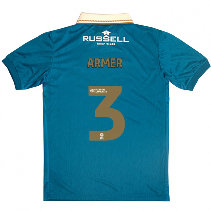 Danxen Criança Camisola Jack Armer #3 Azul Celeste Branco Alternativa 2025/26 Camisa Brasil