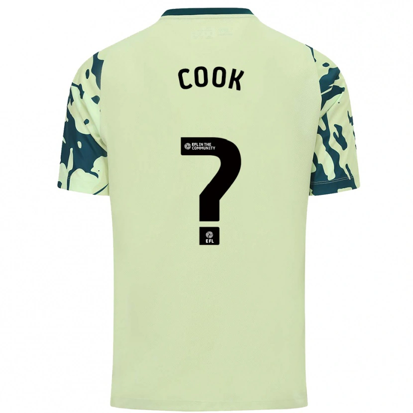 Danxen Criança Camisola Freddie Cook #0 Verde Escuro Alternativa 2025/26 Camisa Brasil