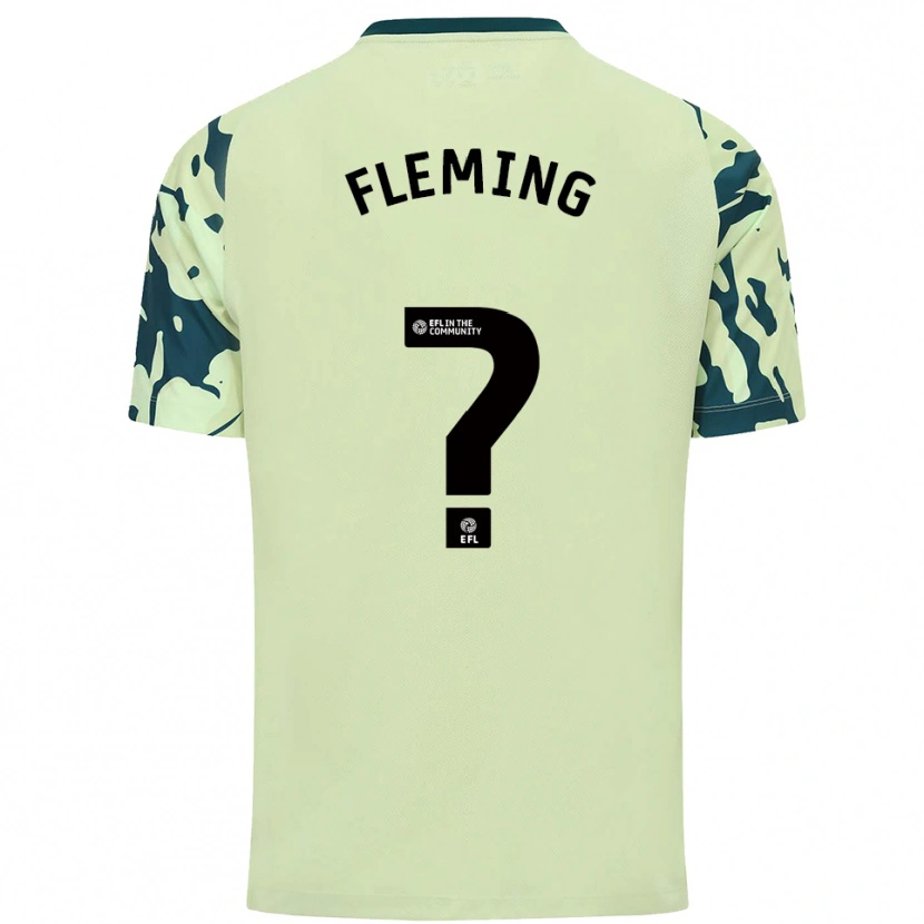 Danxen Criança Camisola Cole Fleming #0 Verde Escuro Alternativa 2025/26 Camisa Brasil