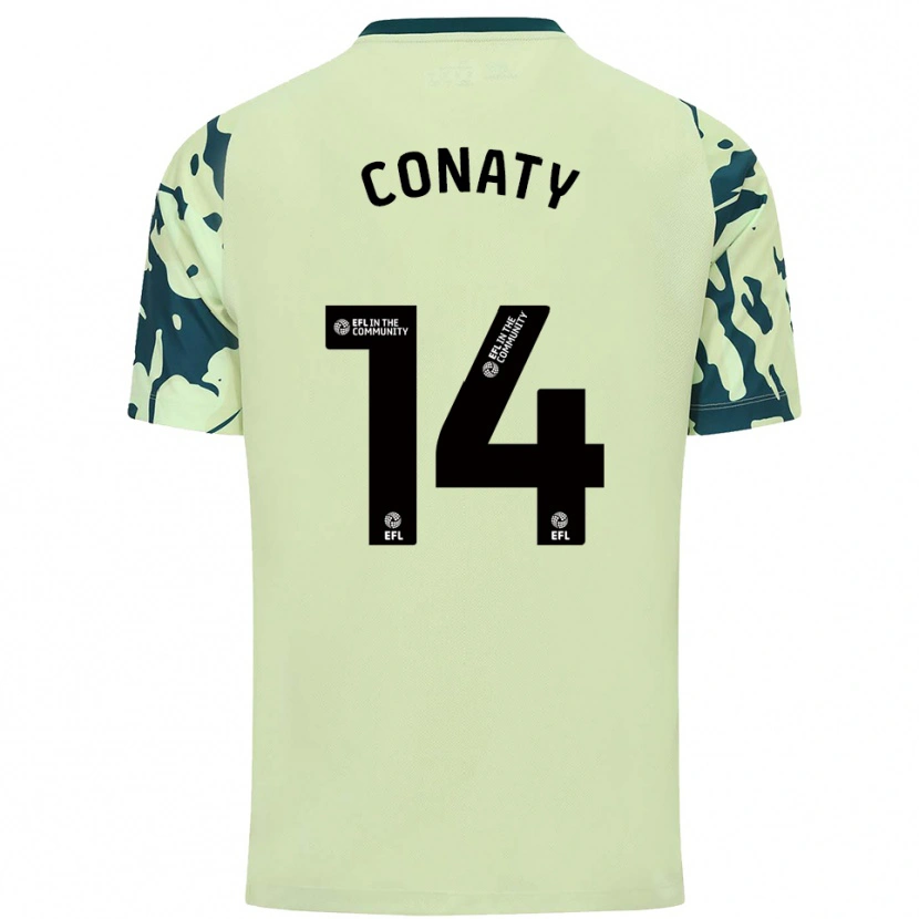 Danxen Criança Camisola Keano Conaty #14 Verde Escuro Alternativa 2025/26 Camisa Brasil