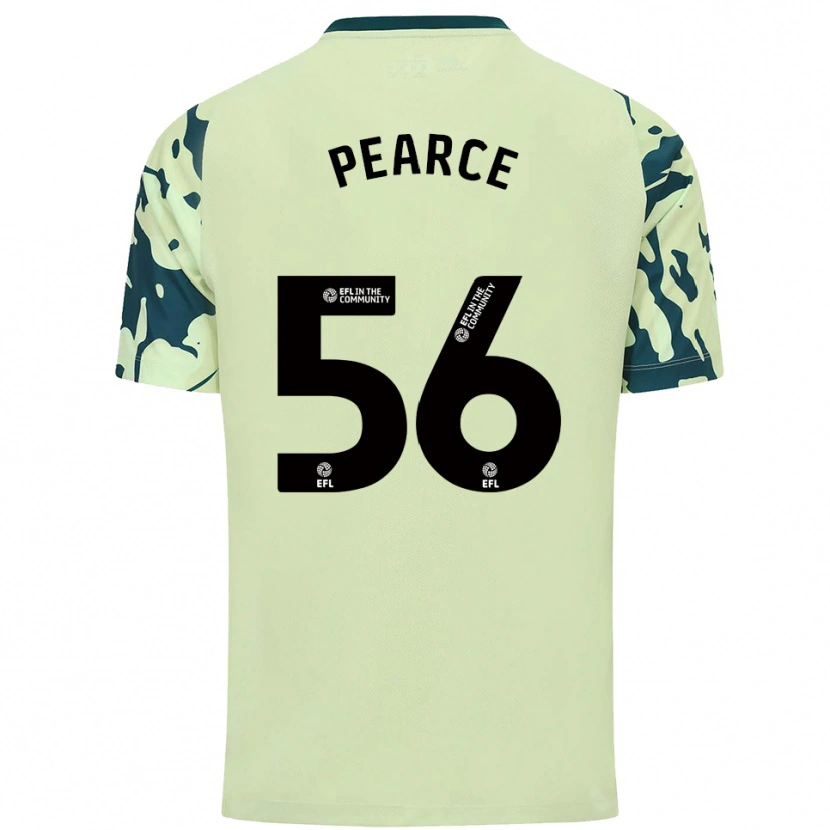 Danxen Criança Camisola Luke Pearce #56 Verde Escuro Alternativa 2025/26 Camisa Brasil