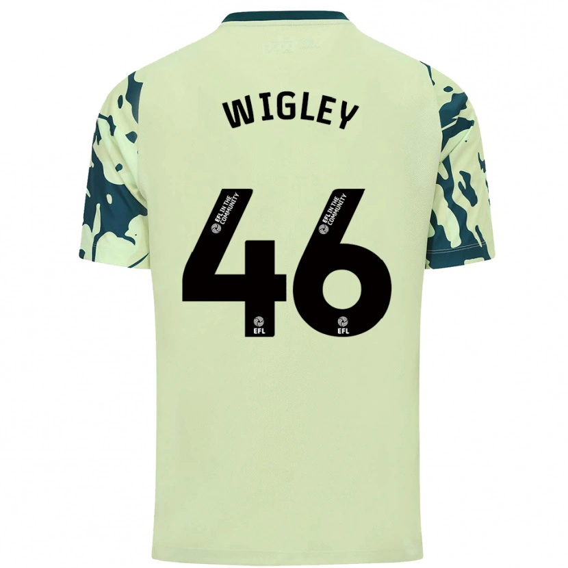 Danxen Criança Camisola Morgan Wigley #46 Verde Escuro Alternativa 2025/26 Camisa Brasil