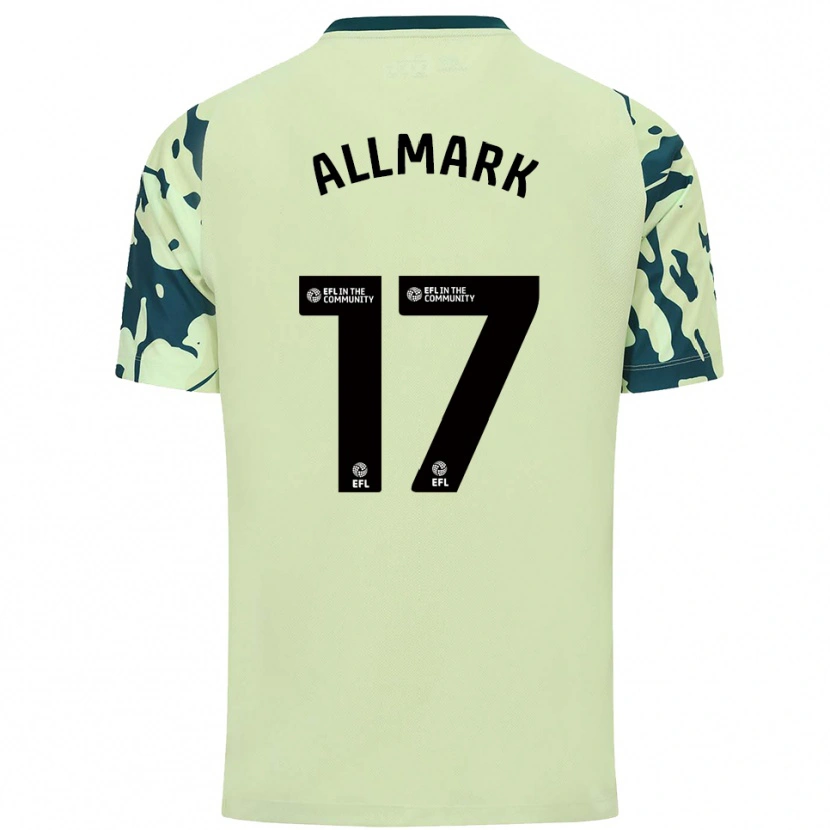 Danxen Criança Camisola Hayden Allmark #17 Verde Escuro Alternativa 2025/26 Camisa Brasil