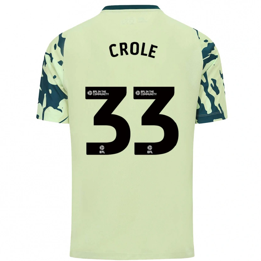 Danxen Criança Camisola James Crole #33 Verde Escuro Alternativa 2025/26 Camisa Brasil