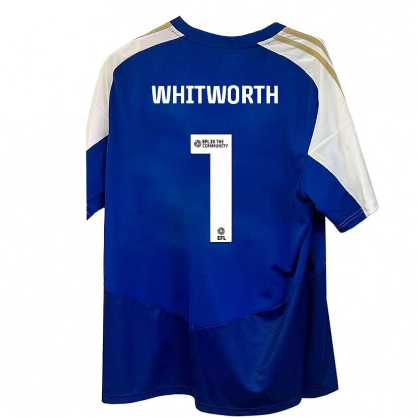 Danxen Criança Camisola Joe Whitworth #1 Azul Branco Dourado Alternativa 2025/26 Camisa Brasil