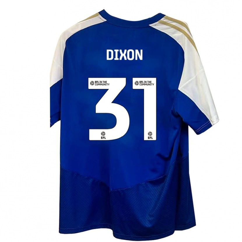 Danxen Criança Camisola Ellen Dixon #31 Azul Branco Dourado Alternativa 2025/26 Camisa Brasil