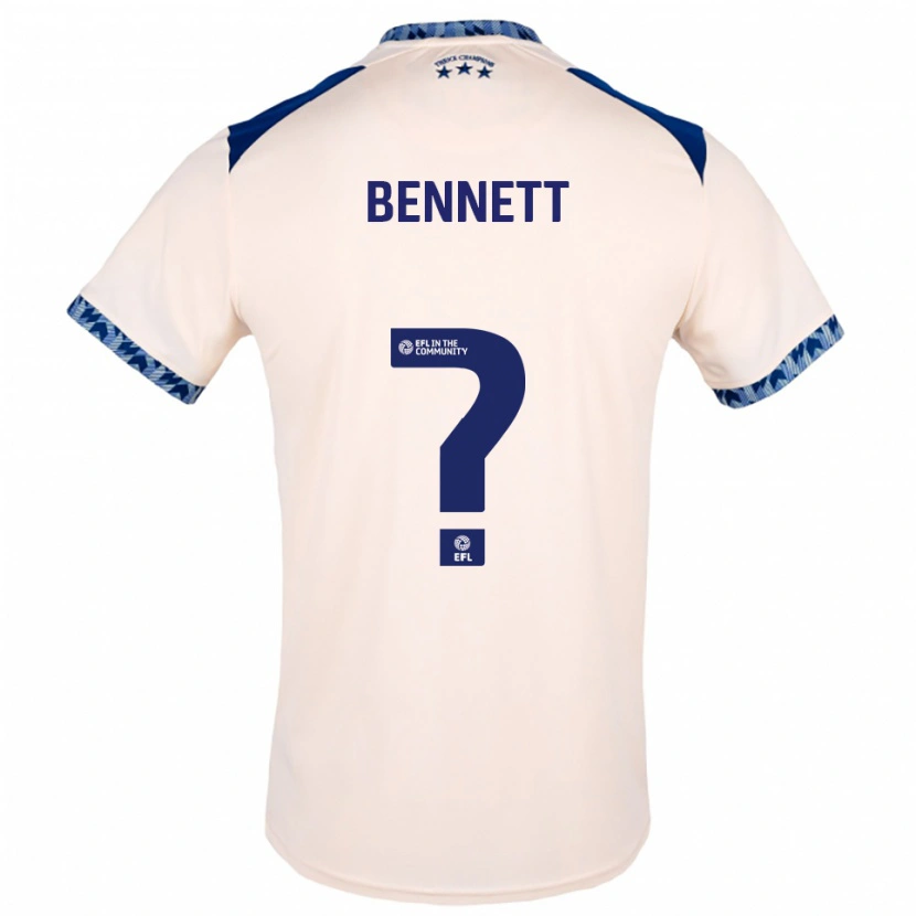 Danxen Criança Camisola Hugo Bennett #0 Branco Sujo Azul Marinho Alternativa 2025/26 Camisa Brasil