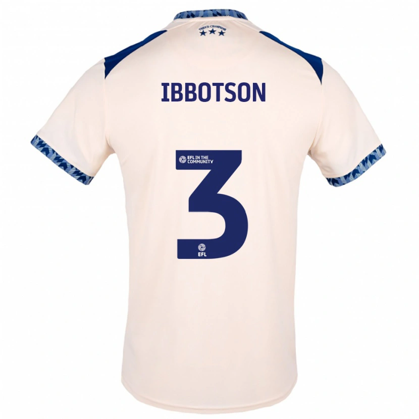 Danxen Criança Camisola Beth Ibbotson #3 Branco Sujo Azul Marinho Alternativa 2025/26 Camisa Brasil