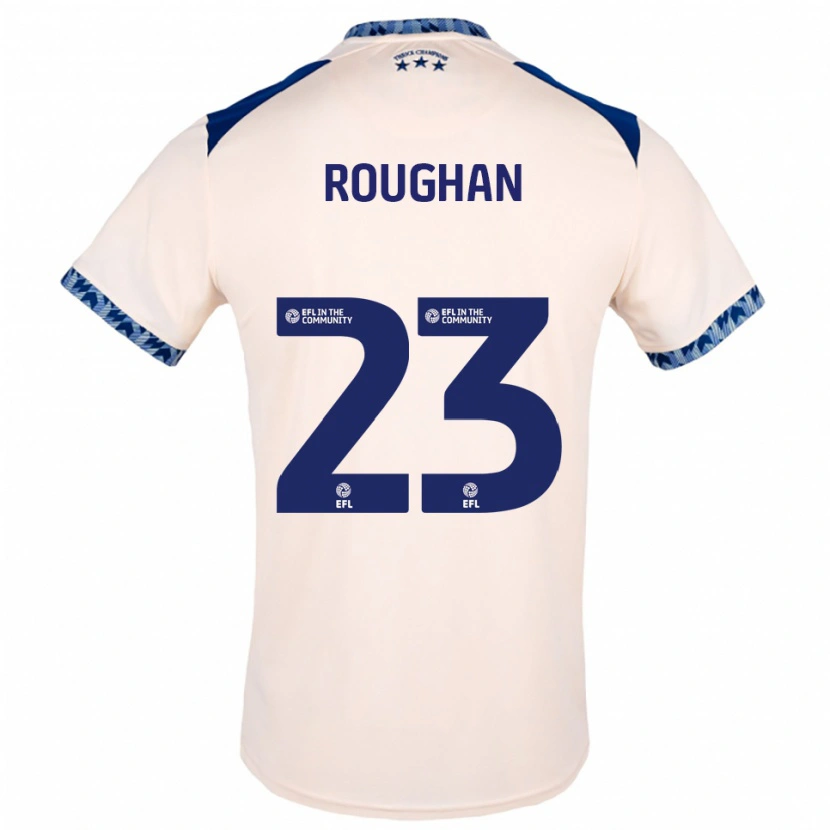 Danxen Criança Camisola Sean Roughan #23 Branco Sujo Azul Marinho Alternativa 2025/26 Camisa Brasil