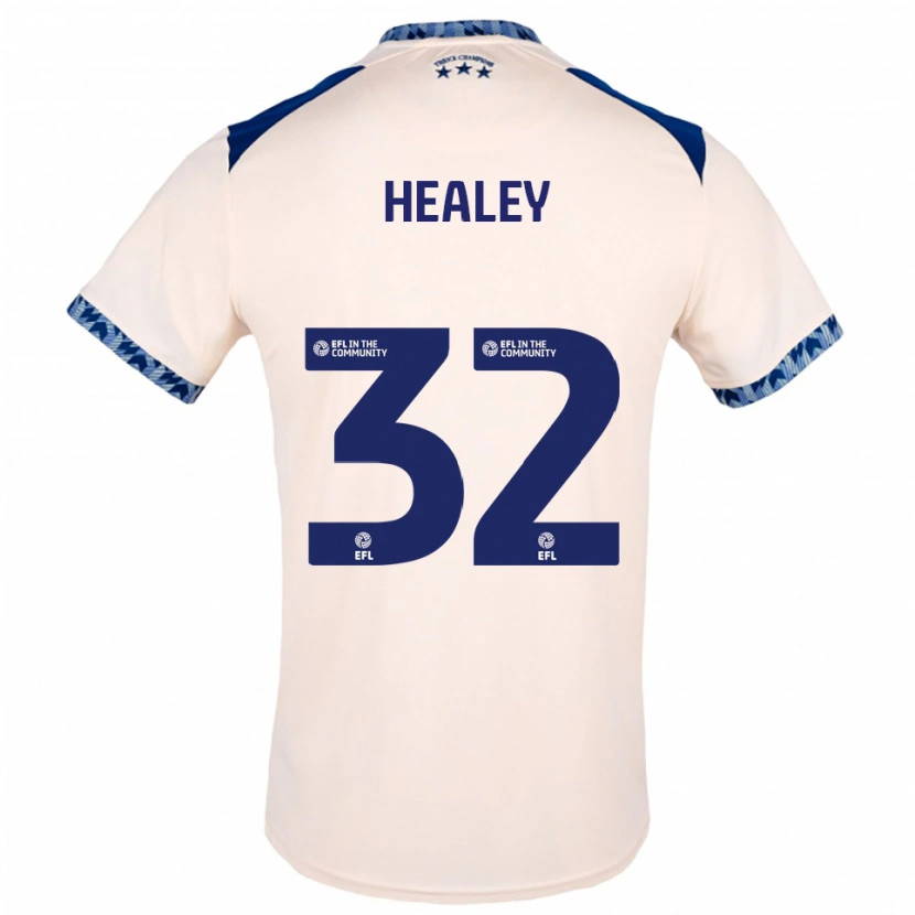 Danxen Criança Camisola Rhys Healey #32 Branco Sujo Azul Marinho Alternativa 2025/26 Camisa Brasil