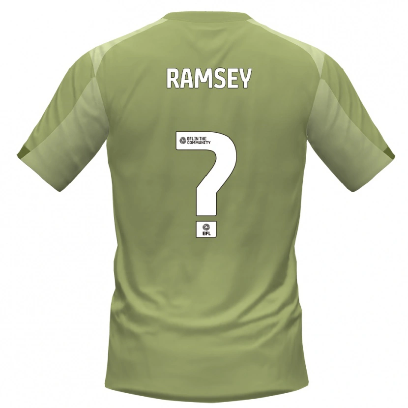 Danxen Criança Camisola Tommy Ramsey #0 Sálvia Champagne Alternativa 2025/26 Camisa Brasil