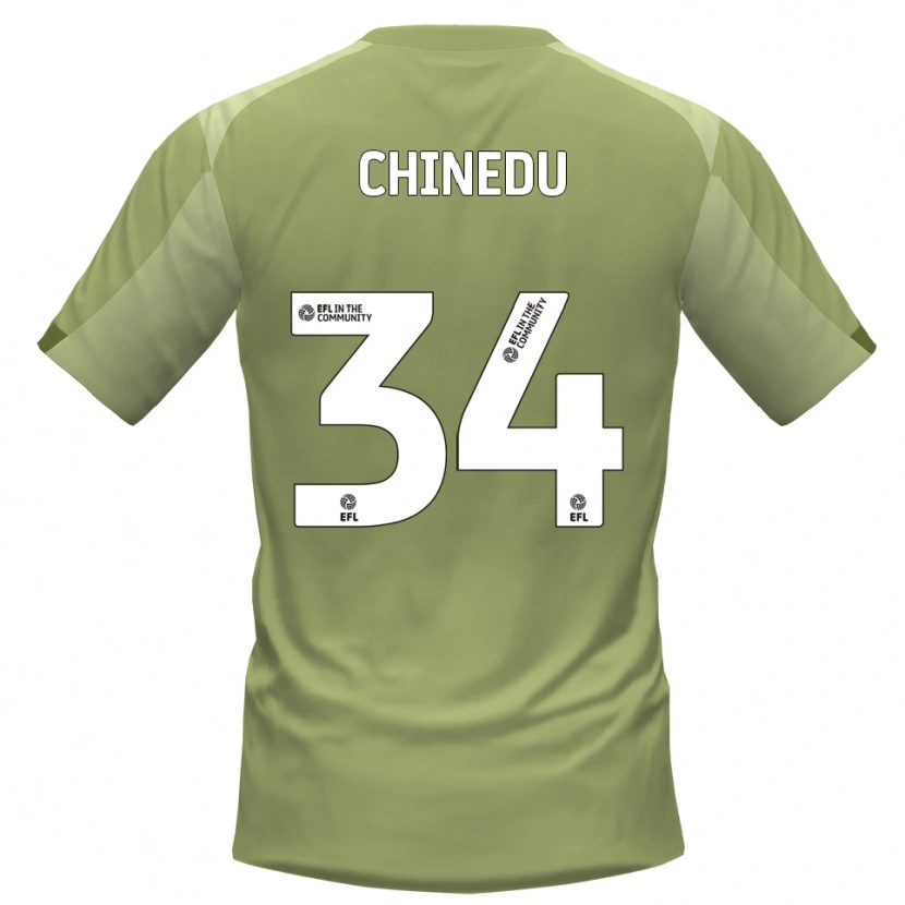 Danxen Criança Camisola Phillip Chinedu #34 Sálvia Champagne Alternativa 2025/26 Camisa Brasil