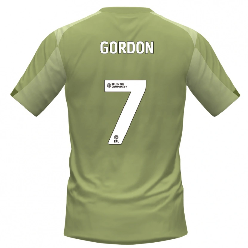Danxen Criança Camisola Lemar Gordon #7 Sálvia Champagne Alternativa 2025/26 Camisa Brasil