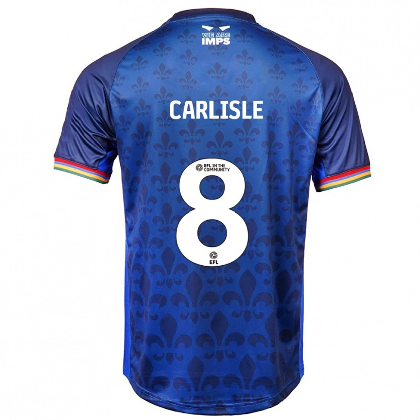Danxen Criança Camisola Charlie Carlisle #8 Azul Marinho Alternativa 2025/26 Camisa Brasil