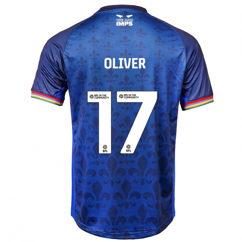 Danxen Criança Camisola Kenzie Oliver #17 Azul Marinho Alternativa 2025/26 Camisa Brasil