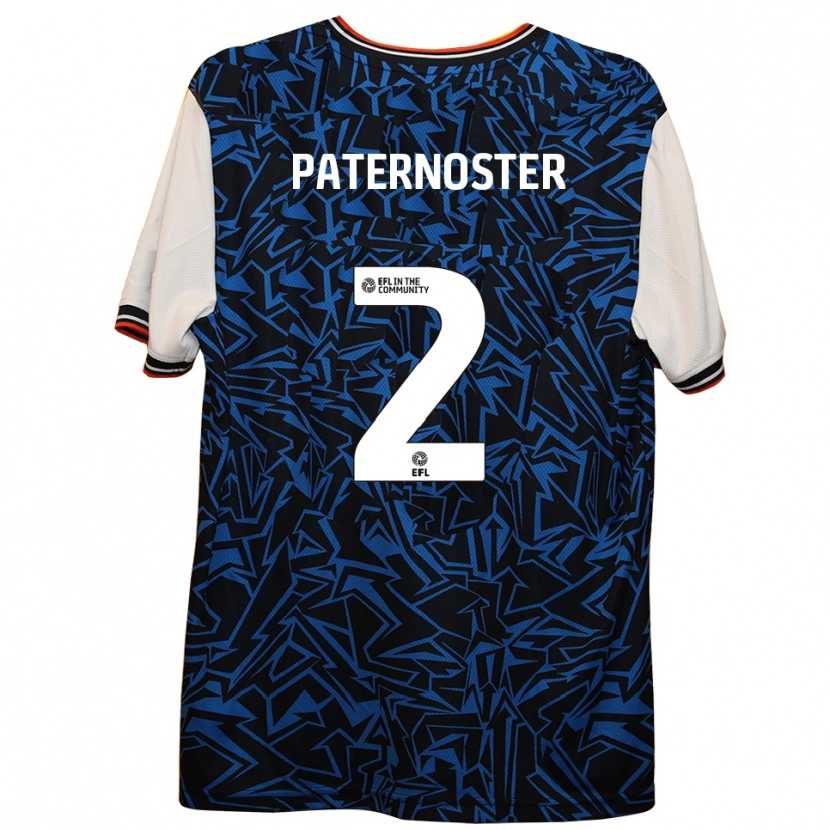 Danxen Criança Camisola Vladimir Paternoster #2 Azul Preto Branco Alternativa 2025/26 Camisa Brasil