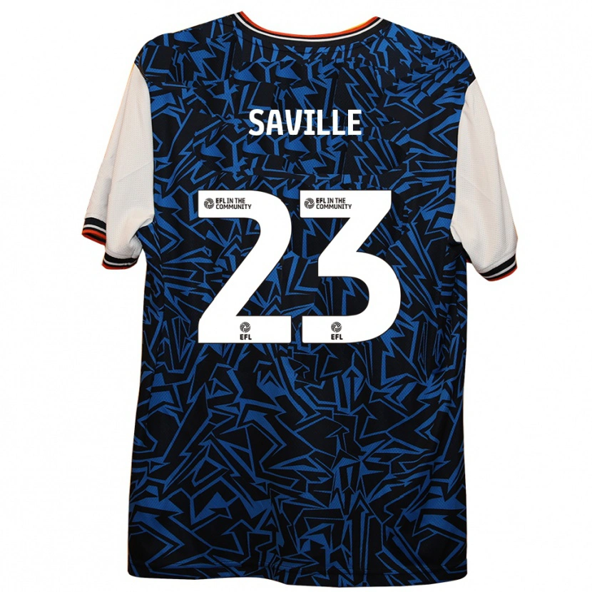 Danxen Criança Camisola George Saville #23 Azul Preto Branco Alternativa 2025/26 Camisa Brasil