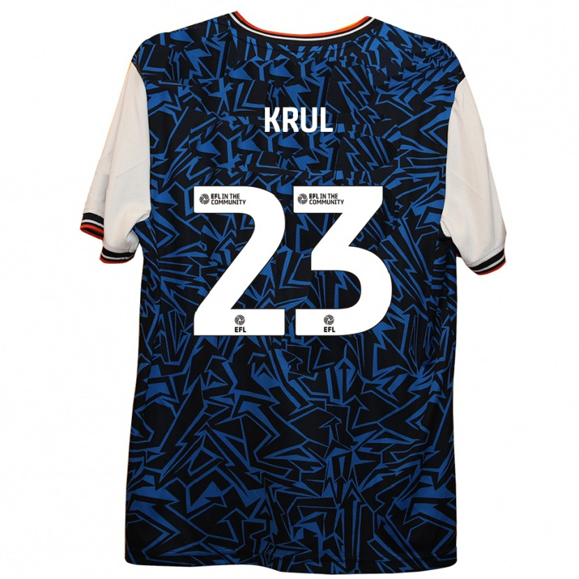 Danxen Criança Camisola Tim Krul #23 Azul Preto Branco Alternativa 2025/26 Camisa Brasil