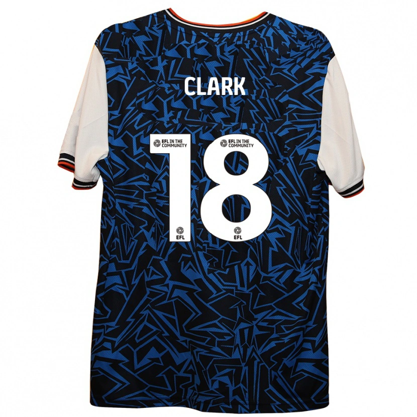 Danxen Criança Camisola Jordan Clark #18 Azul Preto Branco Alternativa 2025/26 Camisa Brasil