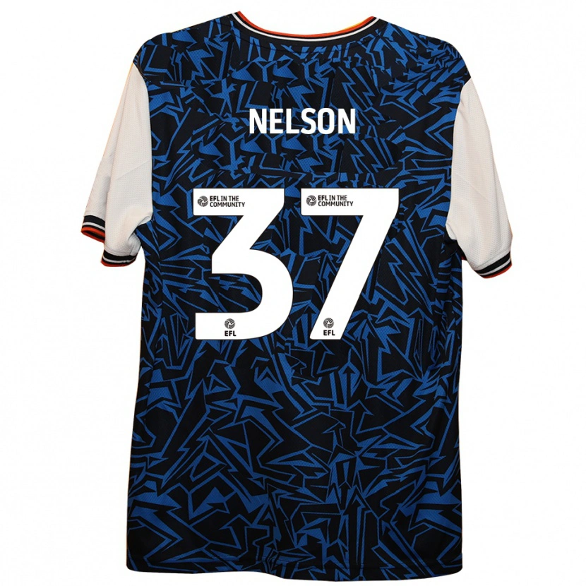 Danxen Criança Camisola Zack Nelson #37 Azul Preto Branco Alternativa 2025/26 Camisa Brasil
