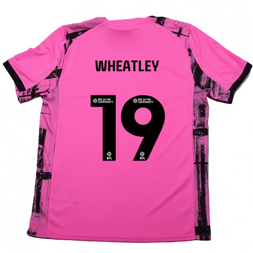 Danxen Criança Camisola Ethan Wheatley #19 Rosa Vermelho Preto Alternativa 2025/26 Camisa Brasil