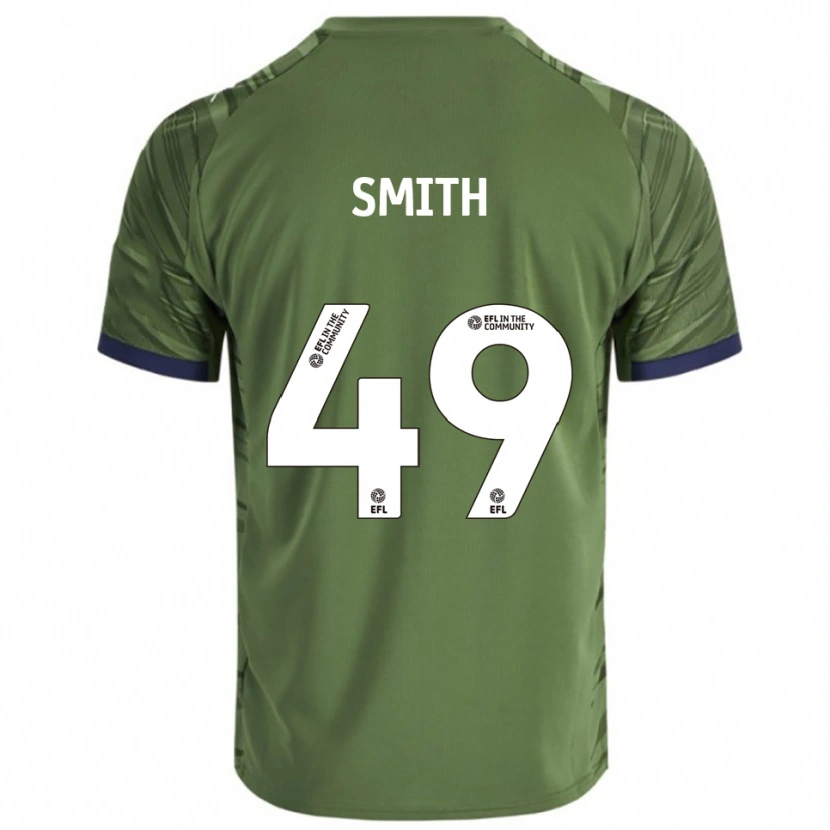 Danxen Criança Camisola Bastian Smith #49 Verde Branco Alternativa 2025/26 Camisa Brasil