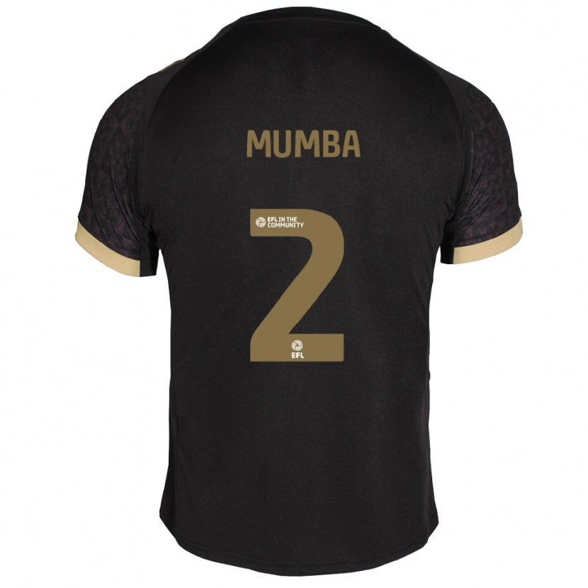 Danxen Criança Camisola Bali Mumba #2 Preto Dourado Alternativa 2025/26 Camisa Brasil