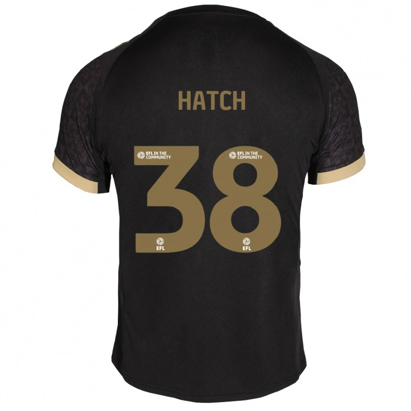 Danxen Criança Camisola Joseph Hatch #38 Preto Dourado Alternativa 2025/26 Camisa Brasil