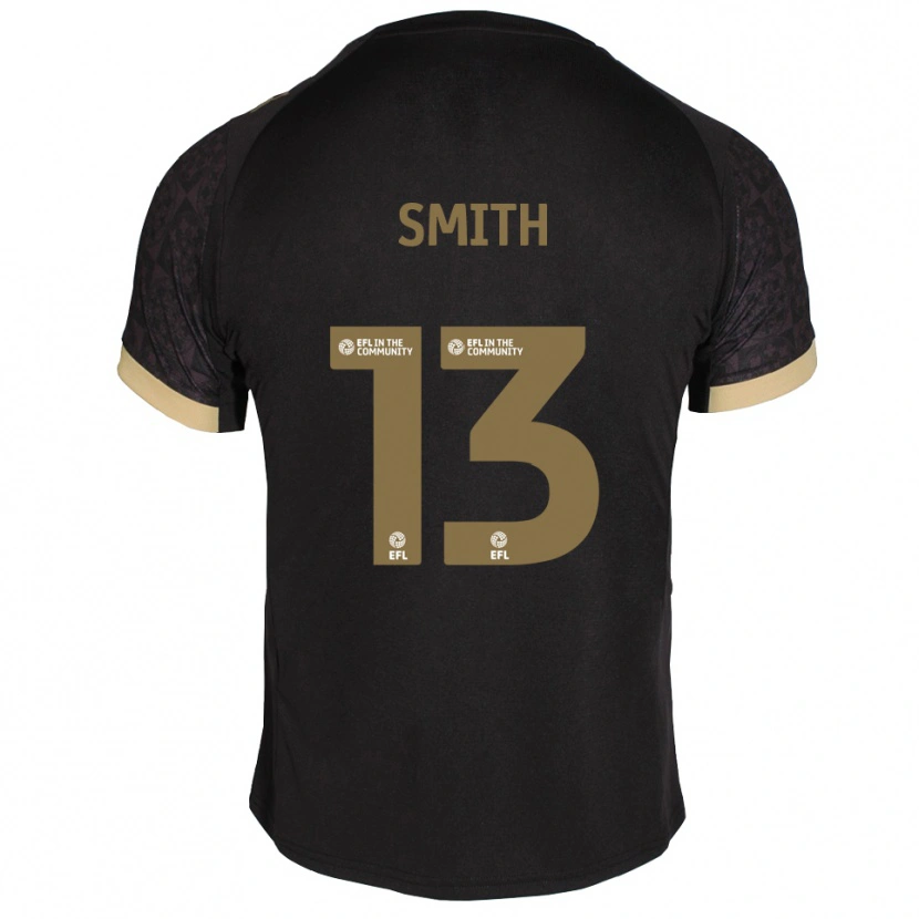 Danxen Criança Camisola Grace Smith #13 Preto Dourado Alternativa 2025/26 Camisa Brasil