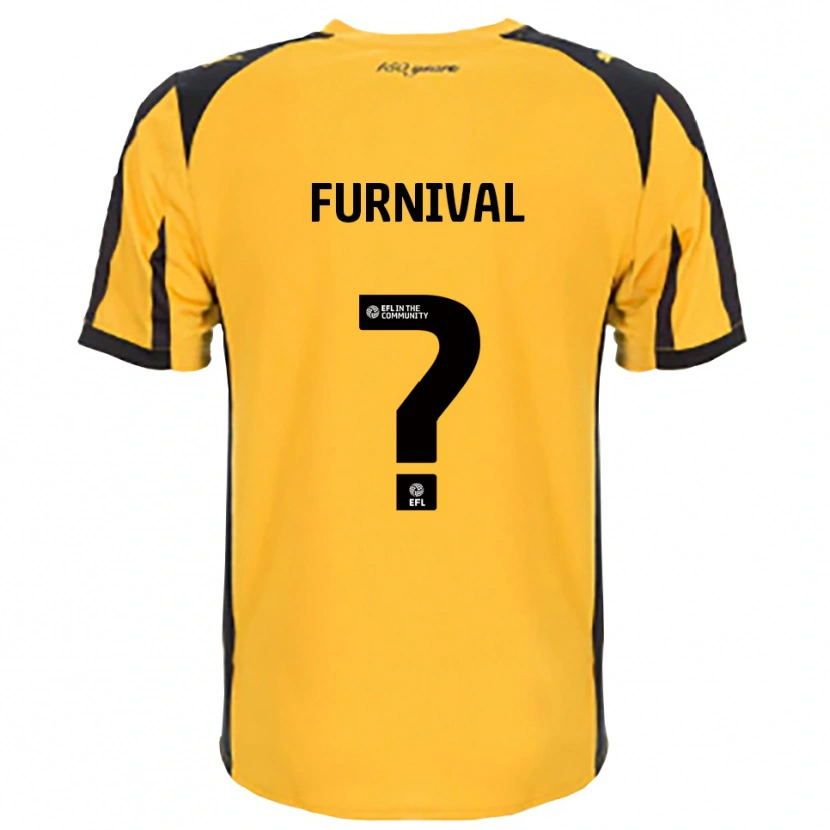 Danxen Criança Camisola Madison Furnival #0 Laranja Preto Alternativa 2025/26 Camisa Brasil