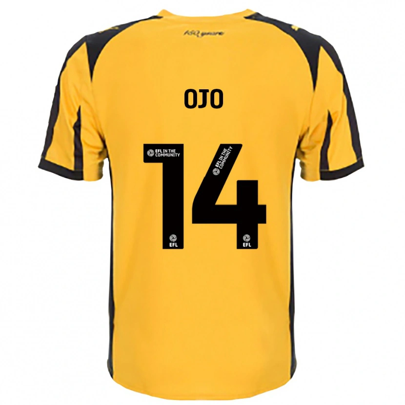 Danxen Criança Camisola Funso Ojo #14 Laranja Preto Alternativa 2025/26 Camisa Brasil