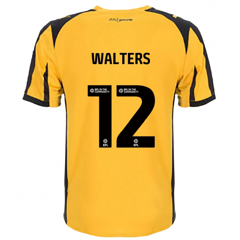 Danxen Criança Camisola Rhys Walters #12 Laranja Preto Alternativa 2025/26 Camisa Brasil