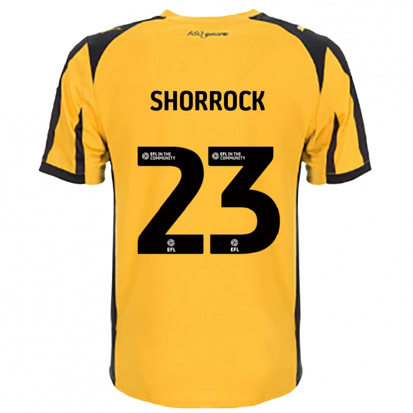 Danxen Criança Camisola Jack Shorrock #23 Laranja Preto Alternativa 2025/26 Camisa Brasil