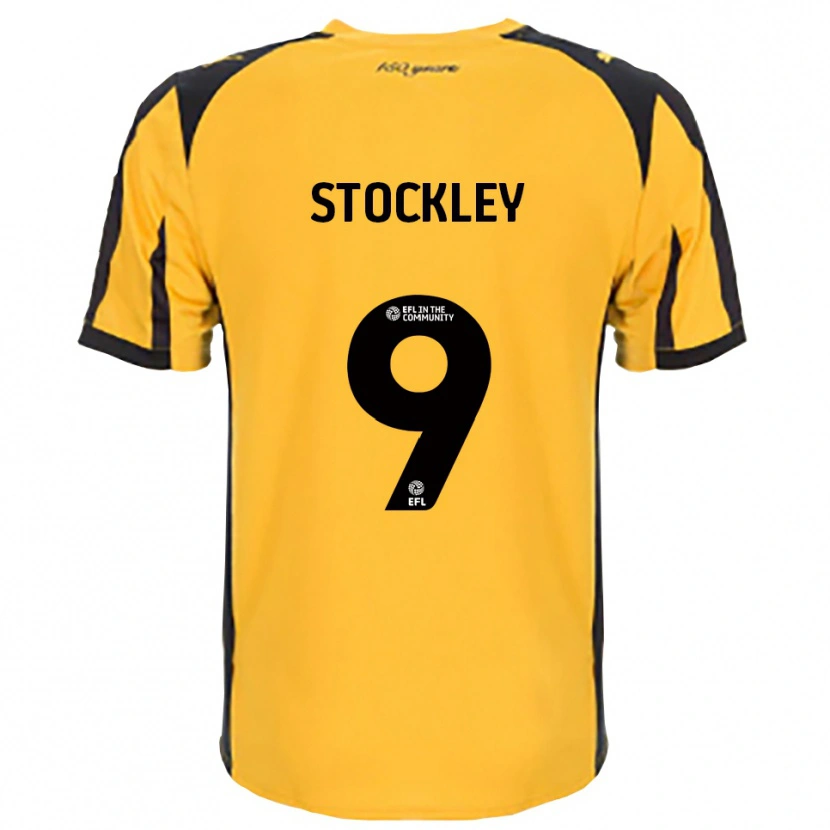 Danxen Criança Camisola Jayden Stockley #9 Laranja Preto Alternativa 2025/26 Camisa Brasil