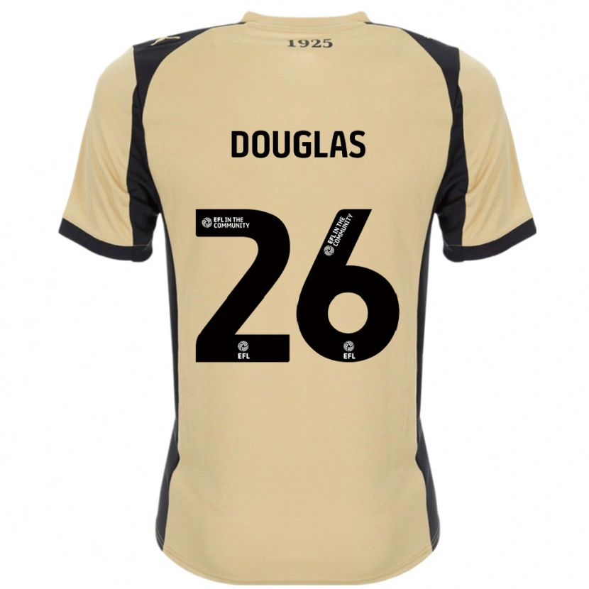 Danxen Criança Camisola Hamish Douglas #26 Dourado Preto Alternativa 2025/26 Camisa Brasil
