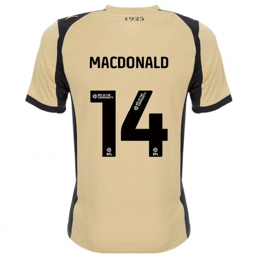 Danxen Criança Camisola Alex Macdonald #14 Dourado Preto Alternativa 2025/26 Camisa Brasil