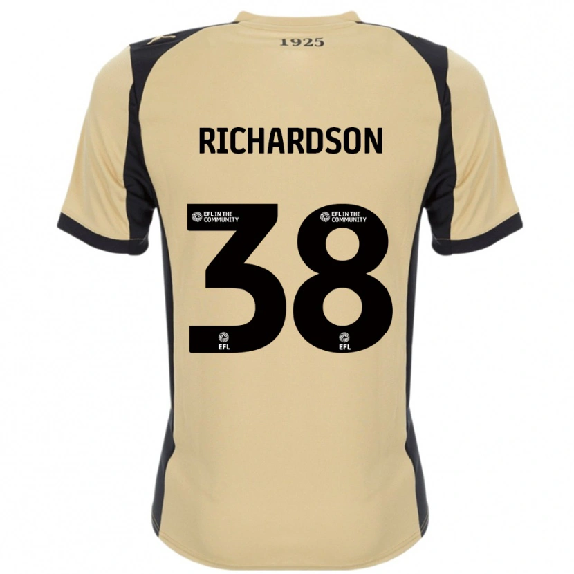 Danxen Criança Camisola Kane Richardson #38 Dourado Preto Alternativa 2025/26 Camisa Brasil