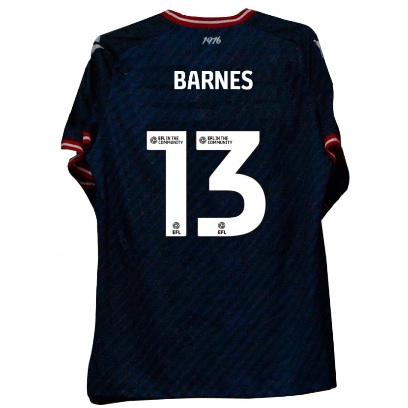 Danxen Criança Camisola Callum Barnes #13 Azul Marinho Vermelho Alternativa 2025/26 Camisa Brasil