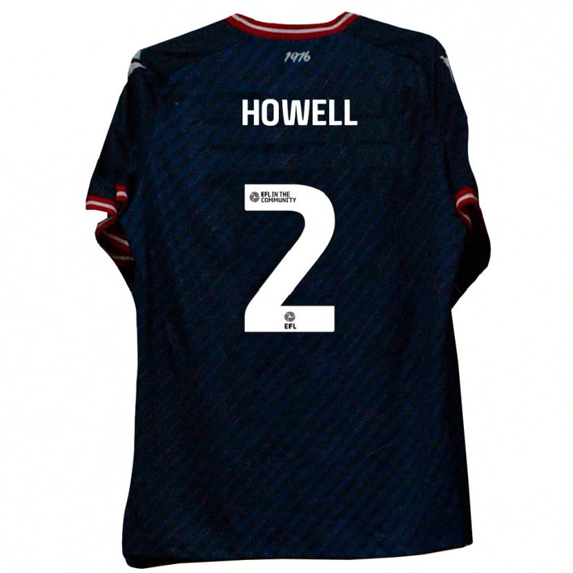 Danxen Criança Camisola Zack Howell #2 Azul Marinho Vermelho Alternativa 2025/26 Camisa Brasil