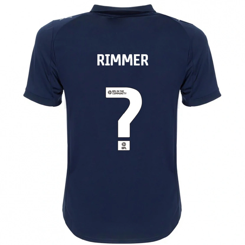 Danxen Criança Camisola Harry Rimmer #0 Azul Marinho Branco Alternativa 2025/26 Camisa Brasil