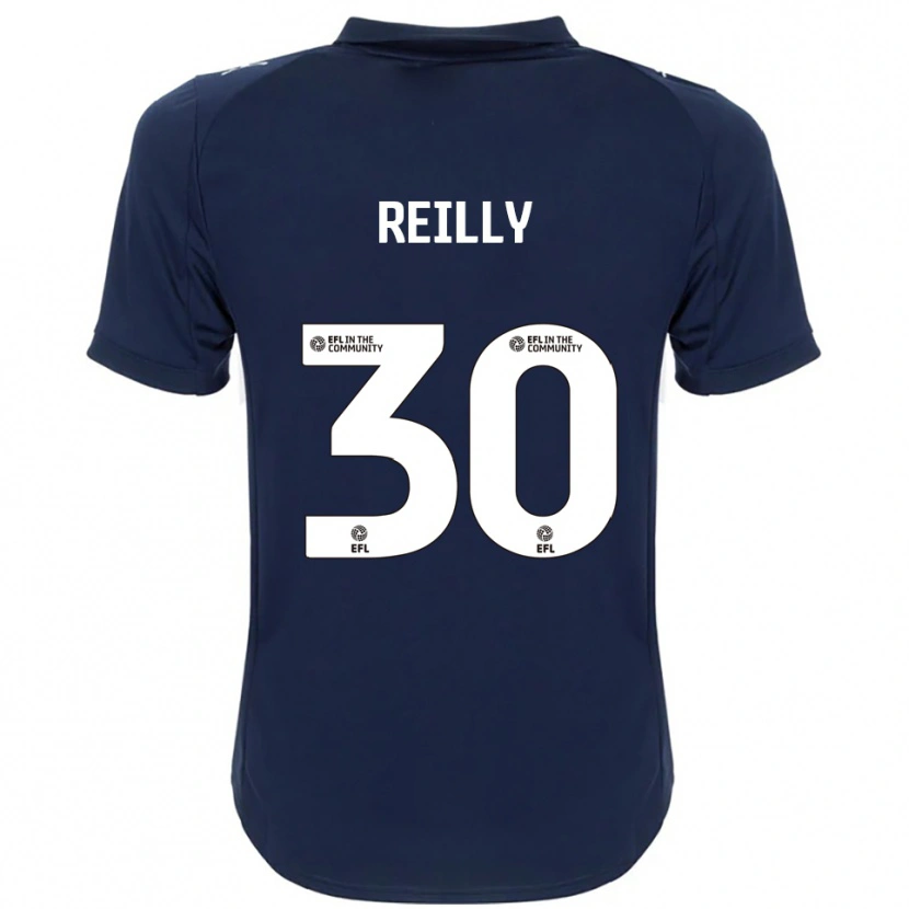 Danxen Criança Camisola Jack Reilly #30 Azul Marinho Branco Alternativa 2025/26 Camisa Brasil
