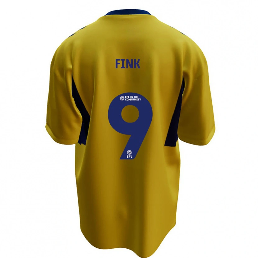 Danxen Criança Camisola Bradley Fink #9 Amarelo Azul Alternativa 2025/26 Camisa Brasil