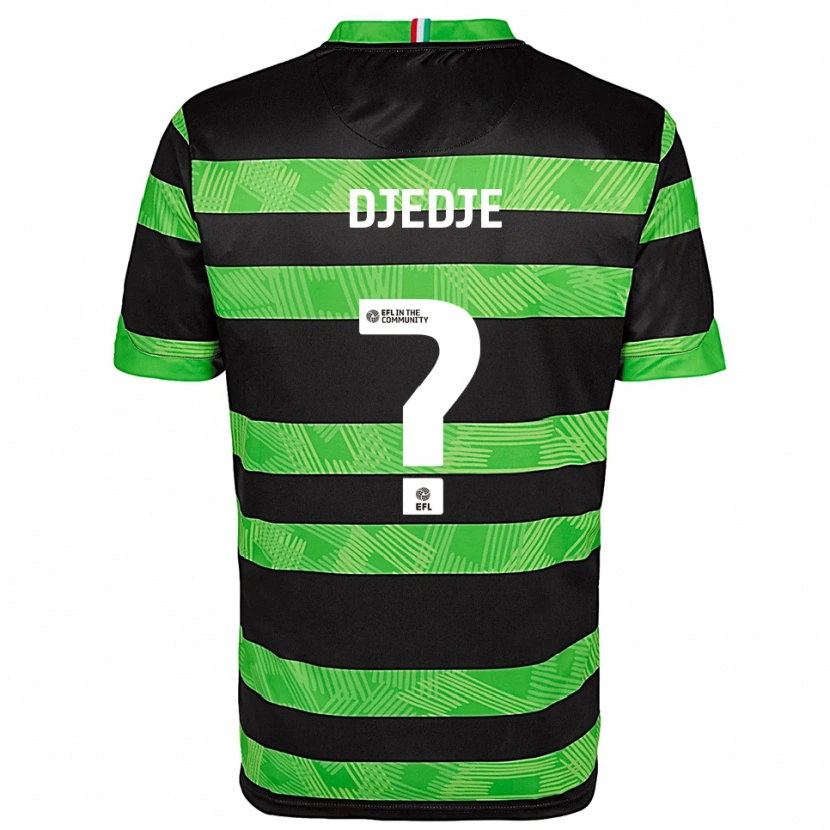 Danxen Criança Camisola Eterne Djedje #0 Preto Verde Alternativa 2025/26 Camisa Brasil