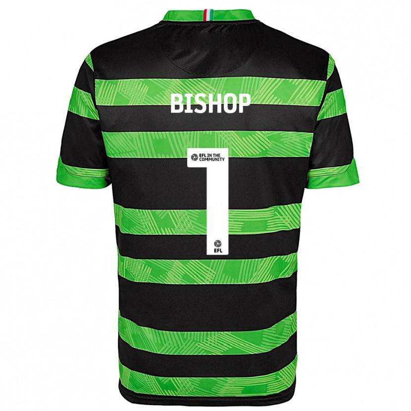 Danxen Criança Camisola Nathan Bishop #1 Preto Verde Alternativa 2025/26 Camisa Brasil