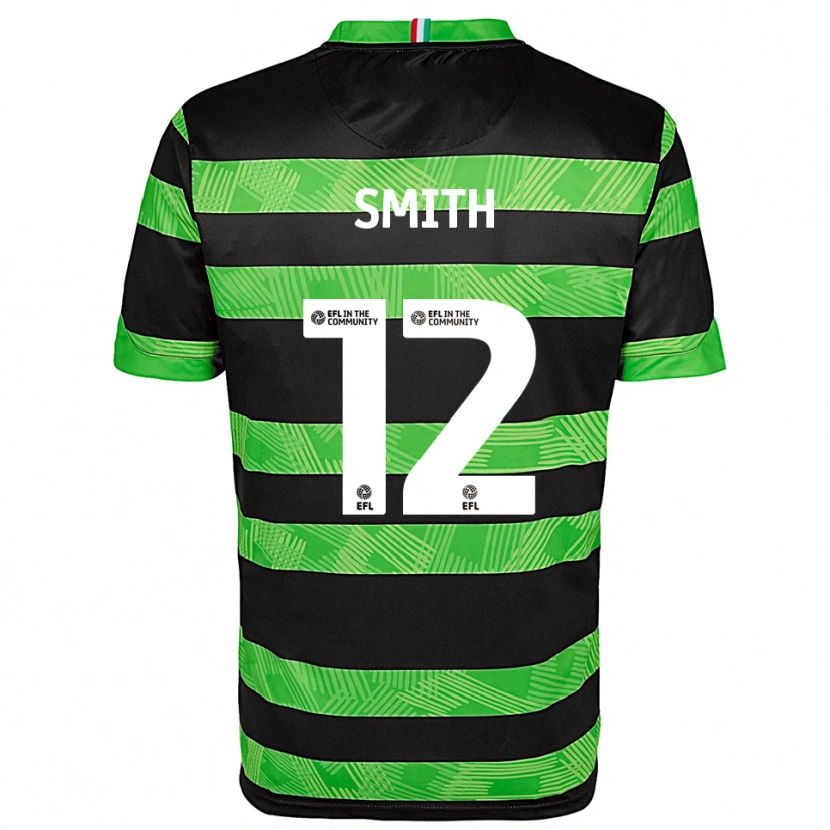 Danxen Criança Camisola Alistair Smith #12 Preto Verde Alternativa 2025/26 Camisa Brasil