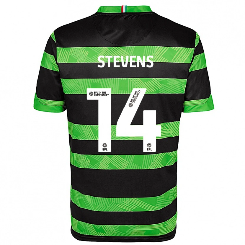 Danxen Criança Camisola Matty Stevens #14 Preto Verde Alternativa 2025/26 Camisa Brasil