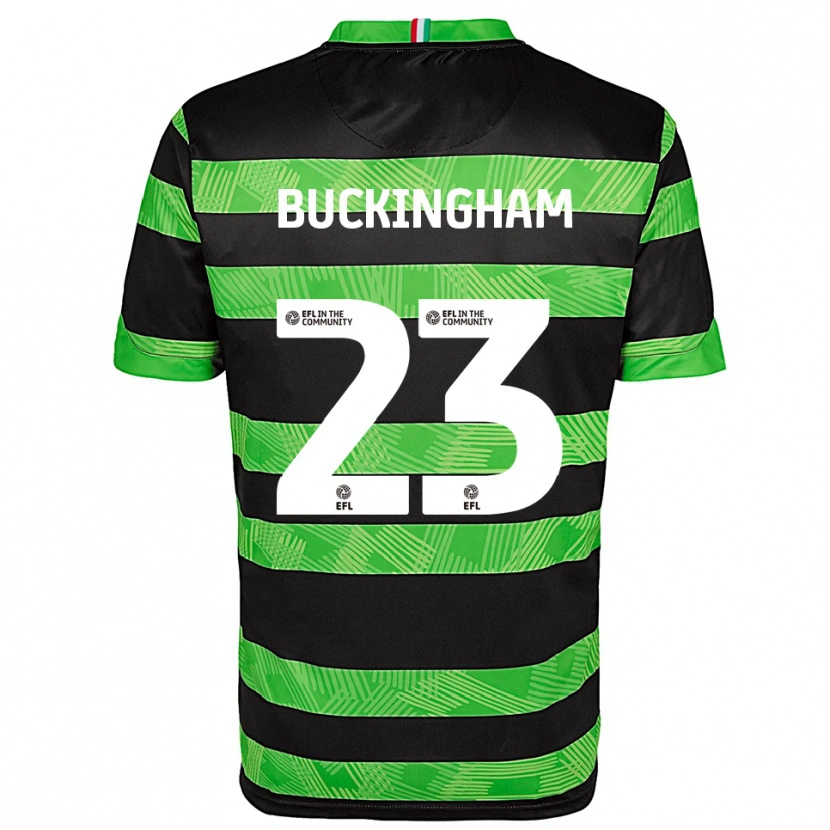 Danxen Criança Camisola Kaylee Buckingham #23 Preto Verde Alternativa 2025/26 Camisa Brasil