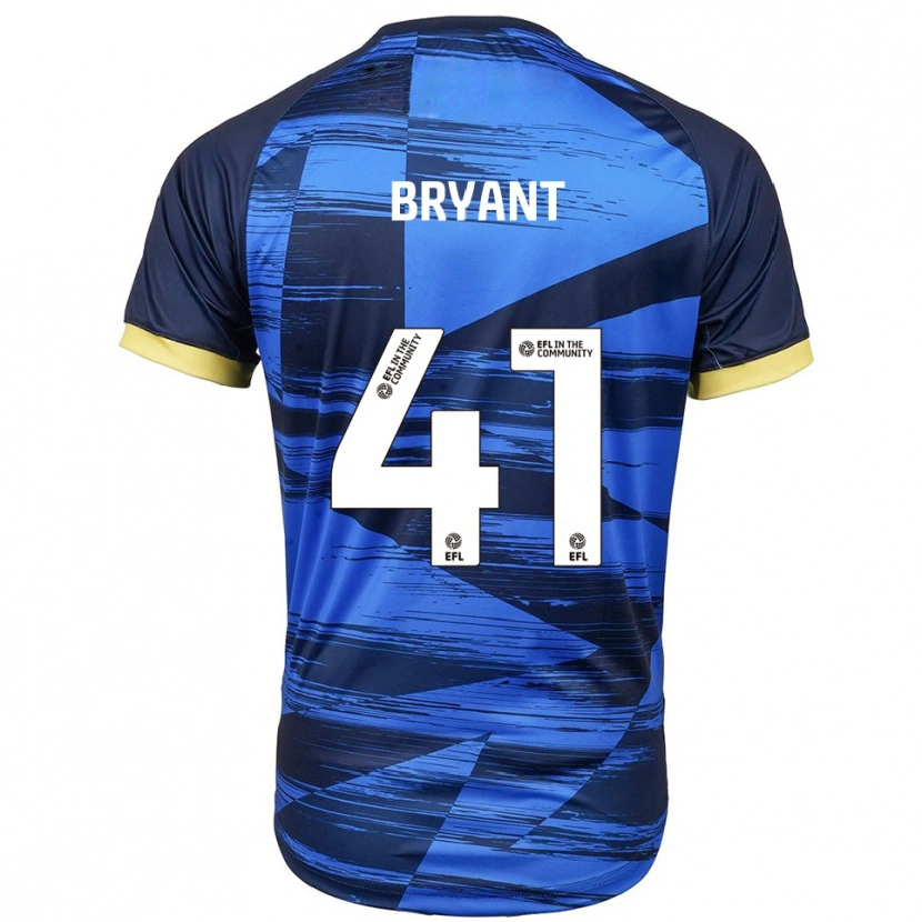 Danxen Criança Camisola Jacob Bryant #41 Azul Marinho Alternativa 2025/26 Camisa Brasil