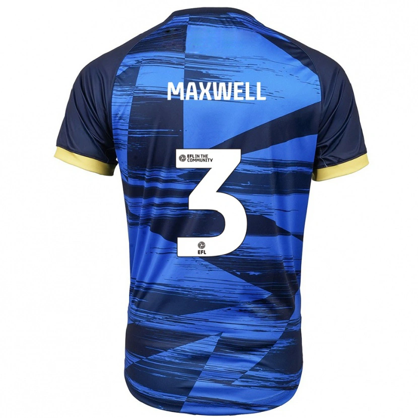 Danxen Criança Camisola James Maxwell #3 Azul Marinho Alternativa 2025/26 Camisa Brasil